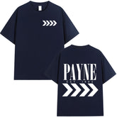 Unisex Liam Letter Print Crew Neck T-Shirt